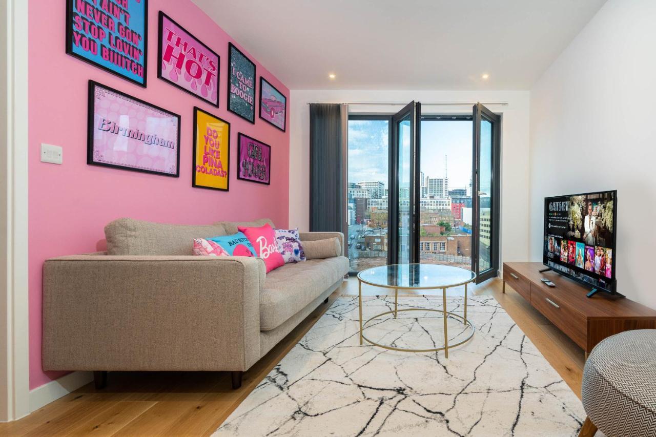 Maevela Apartments ☆ Pink Luxury Apartment With Balcony - Birmingham City Centre - 5 Min Walk From Bullring, Cube, Mailbox, New Street Station - Free Netflix & Wifi Экстерьер фото