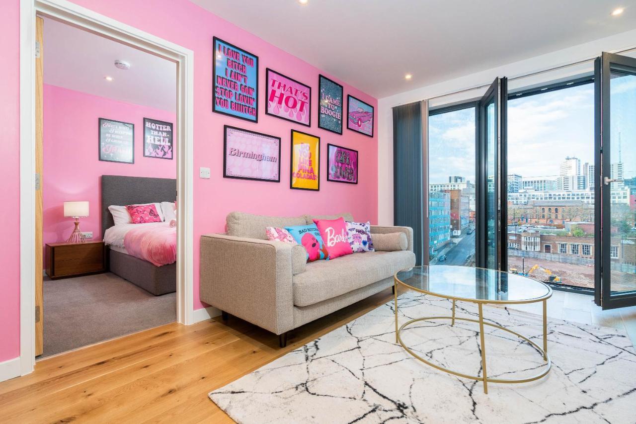 Maevela Apartments ☆ Pink Luxury Apartment With Balcony - Birmingham City Centre - 5 Min Walk From Bullring, Cube, Mailbox, New Street Station - Free Netflix & Wifi Экстерьер фото